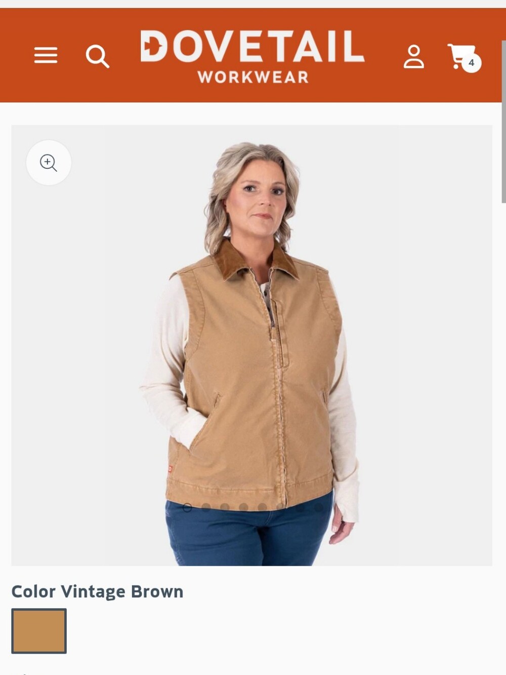 Dovetail Workwear Old School Trucker Vest